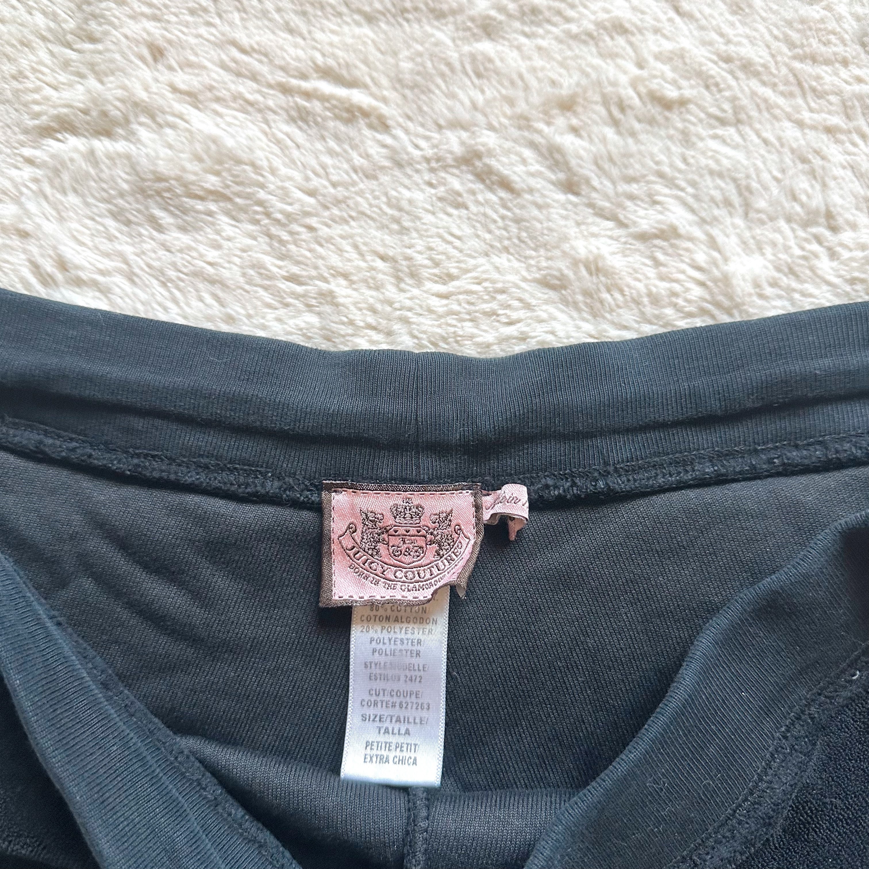 2000's juicy couture velour track shorts
