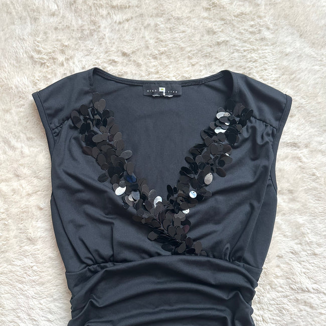 2000's sequin night top