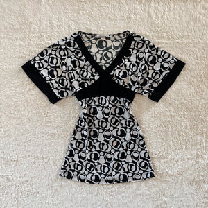 2000's midnight mod top