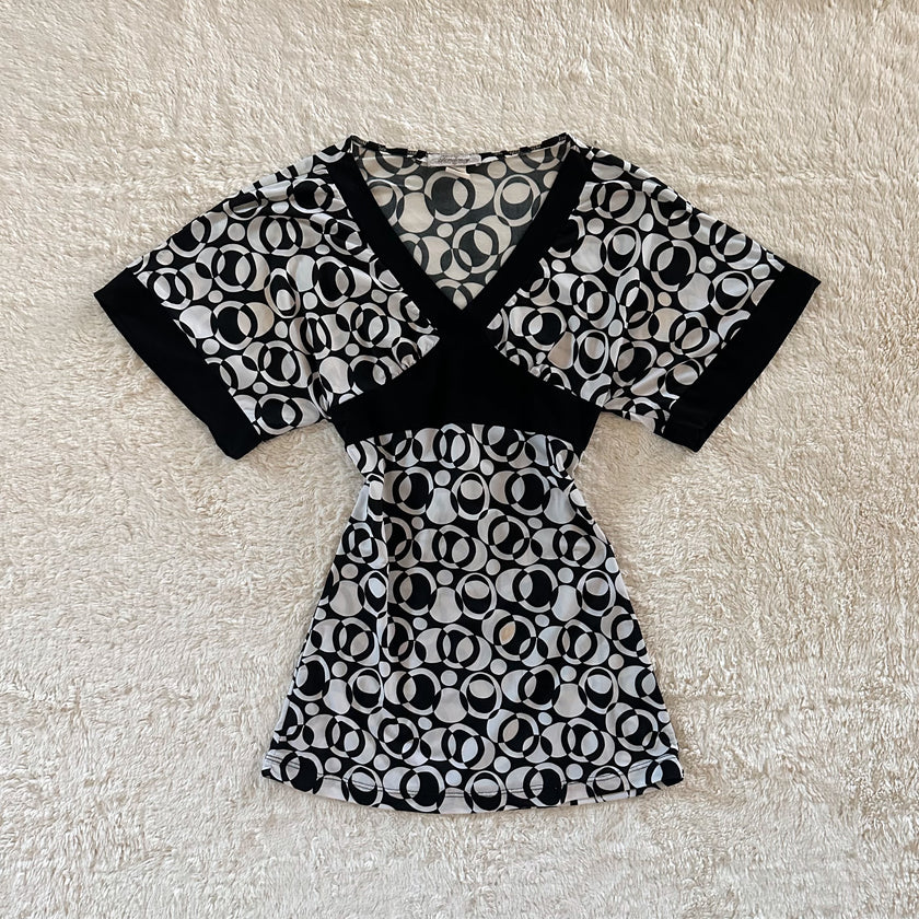 2000's midnight mod top