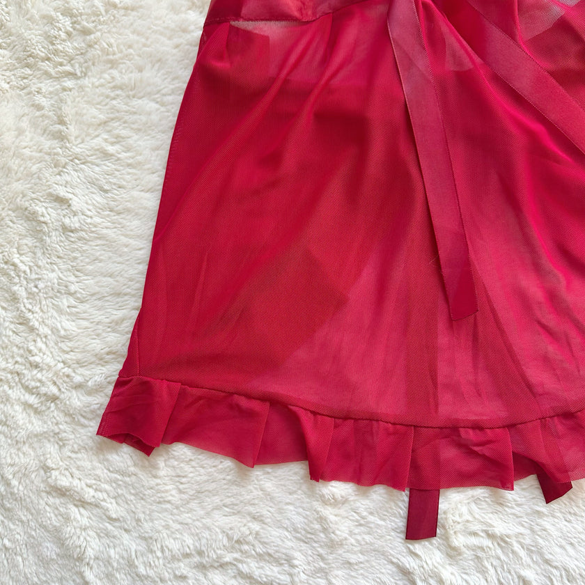 rose reverie slip dress