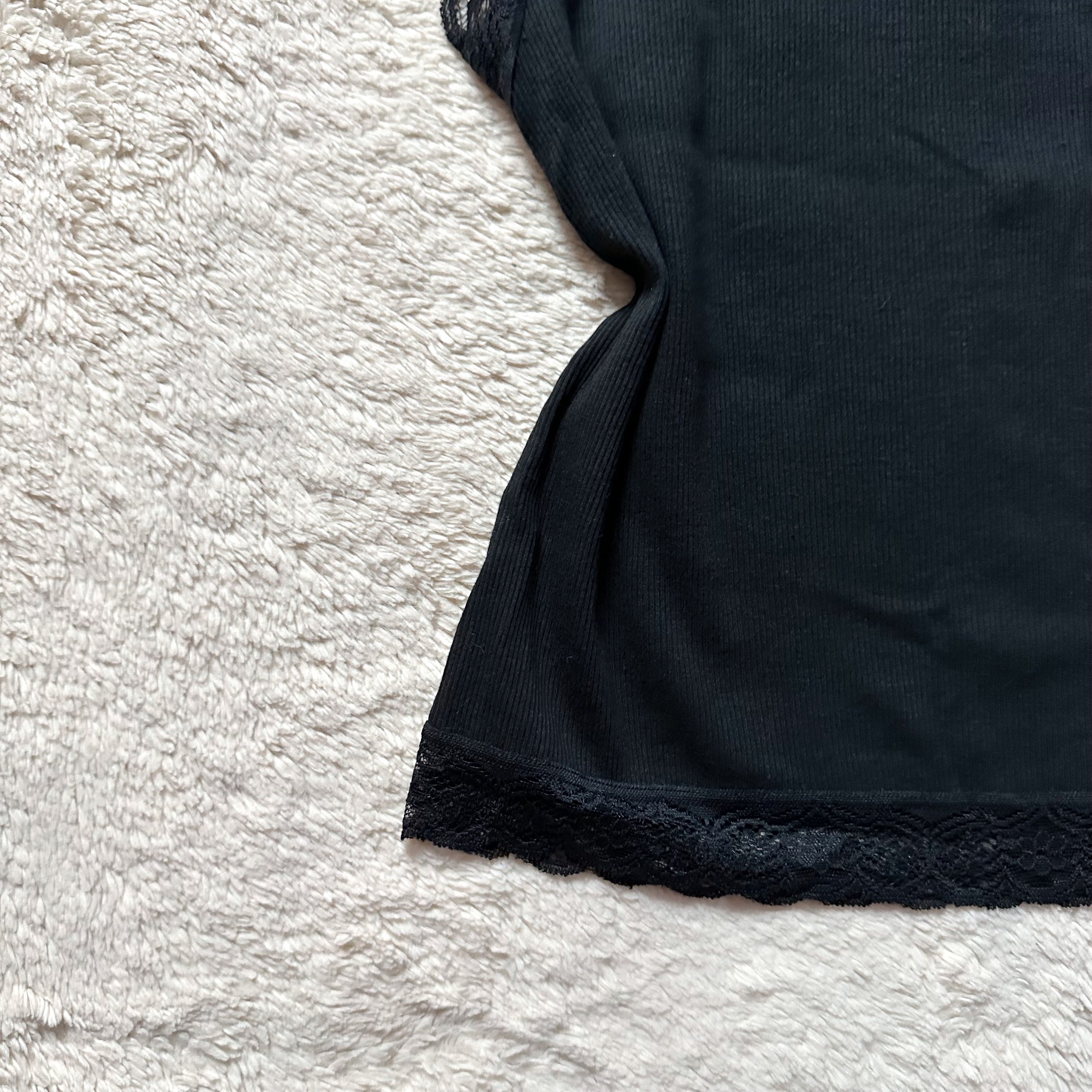 2000's midnight lace camisole