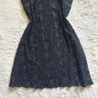 1990's shadow bloom slip dress