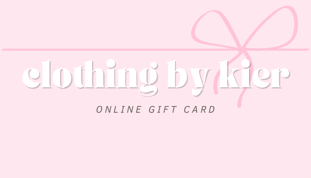 clothingbykier gift card