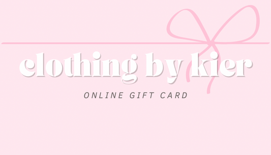 clothingbykier gift card