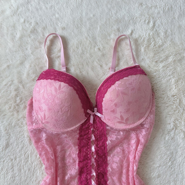 2000's cherry pie bustier set