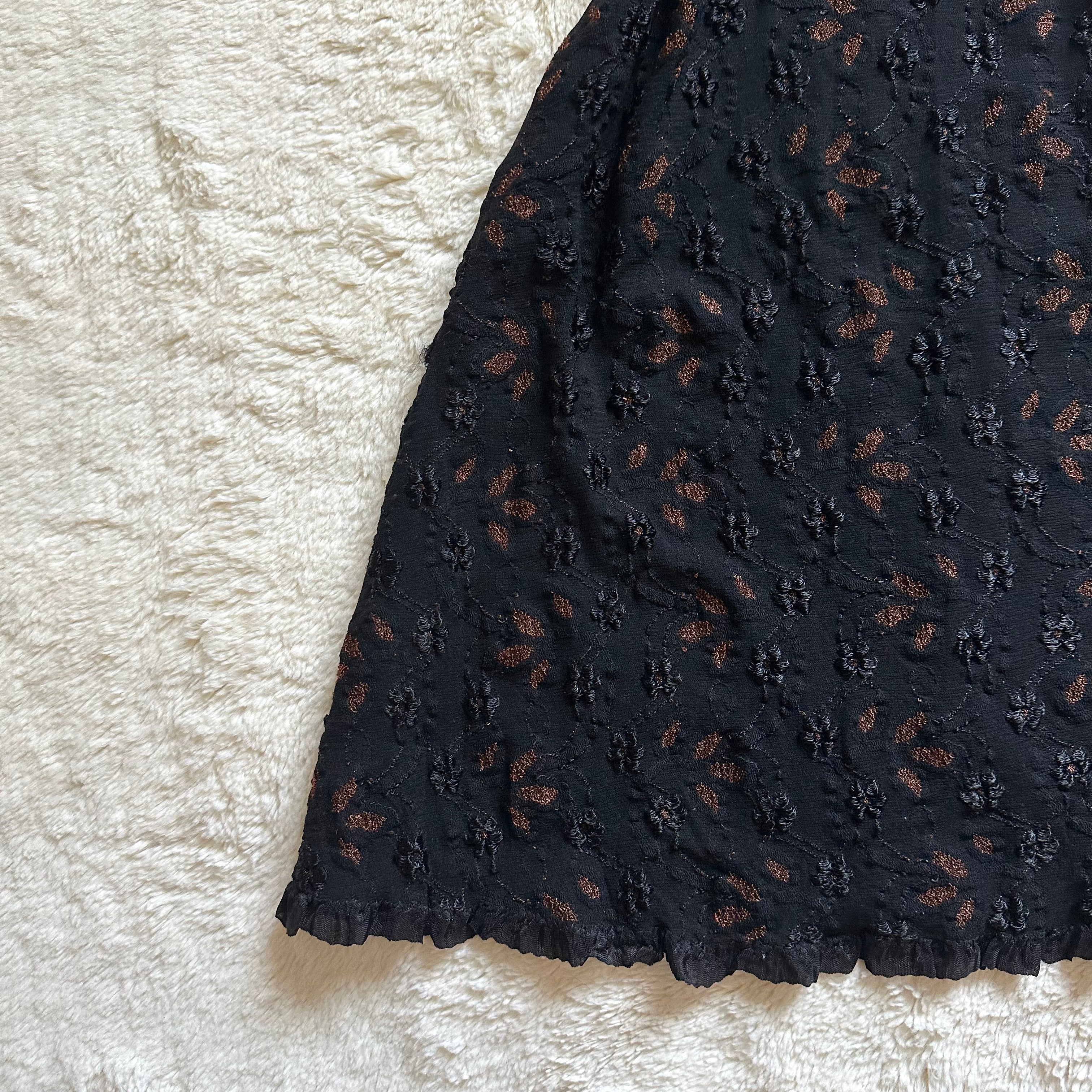 1990's shadow bloom slip dress