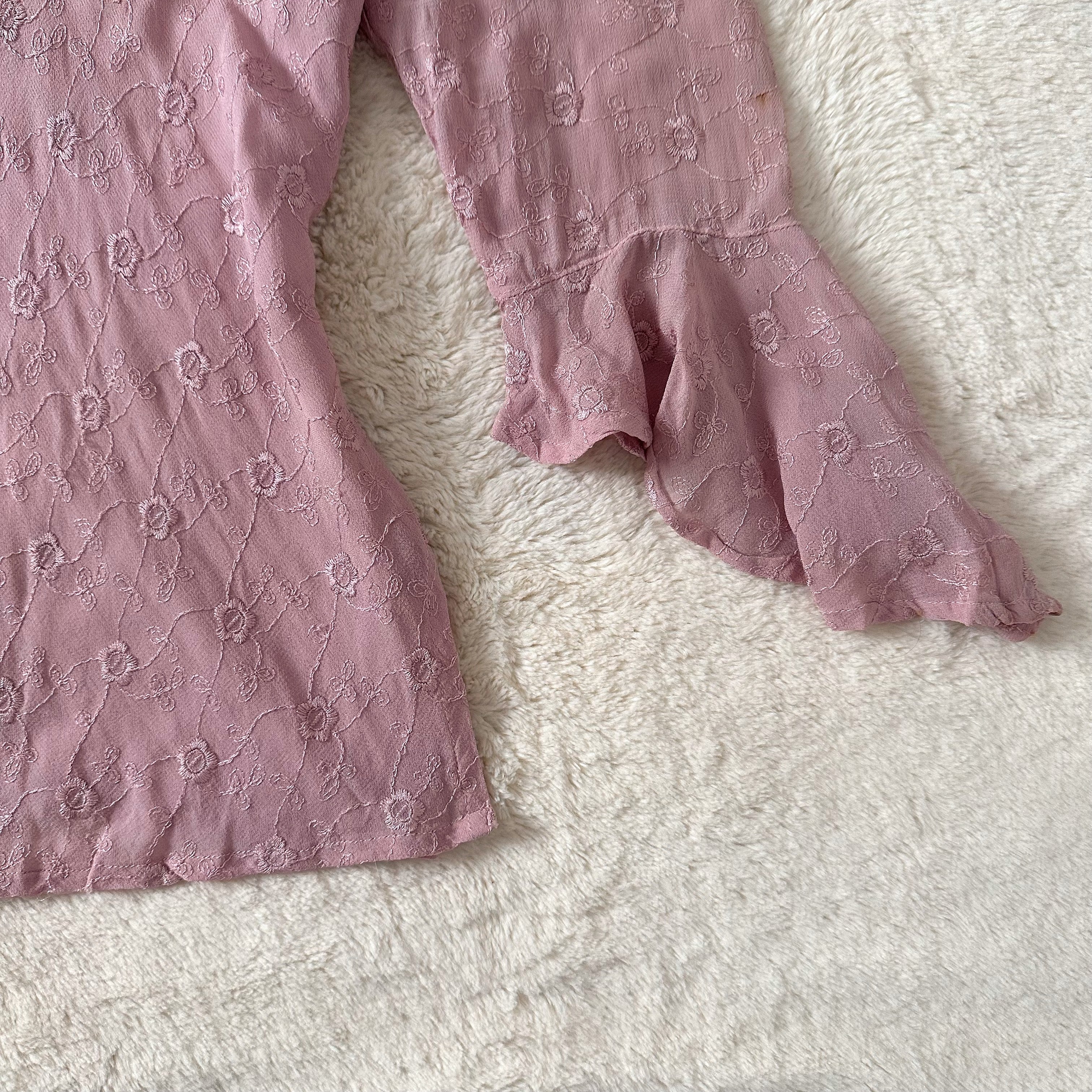 1990's rose hour fairy top