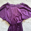 1990's plum nocturne negligee