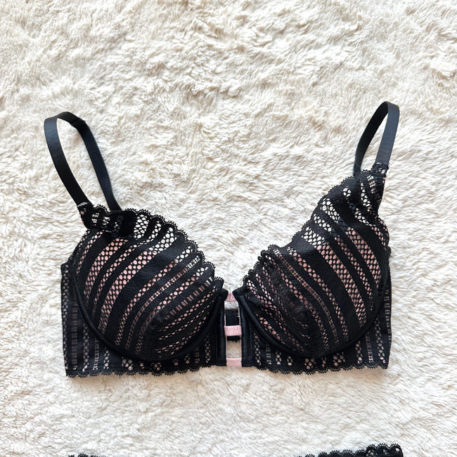 2019 blush shadow bra + panty set