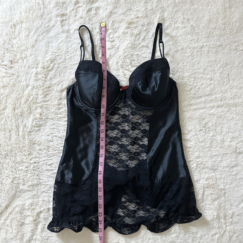 2000's rosette haze slip dress