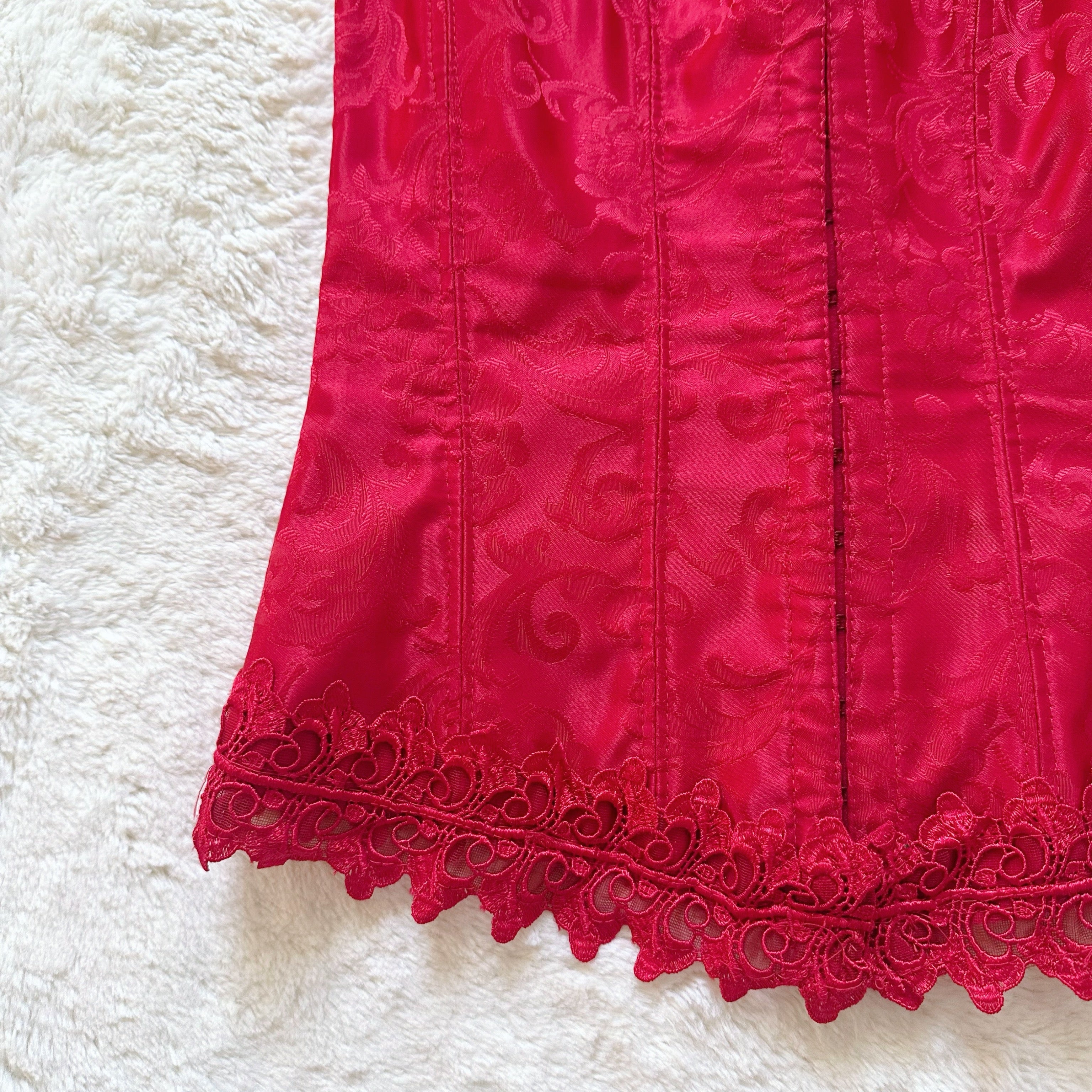 1990's cherry petal corset