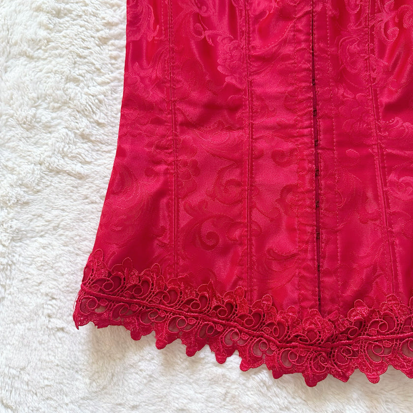 1990's cherry petal corset