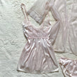 1980's porcelain pink 3 piece set
