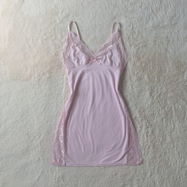 contemporary petal kiss slip dress