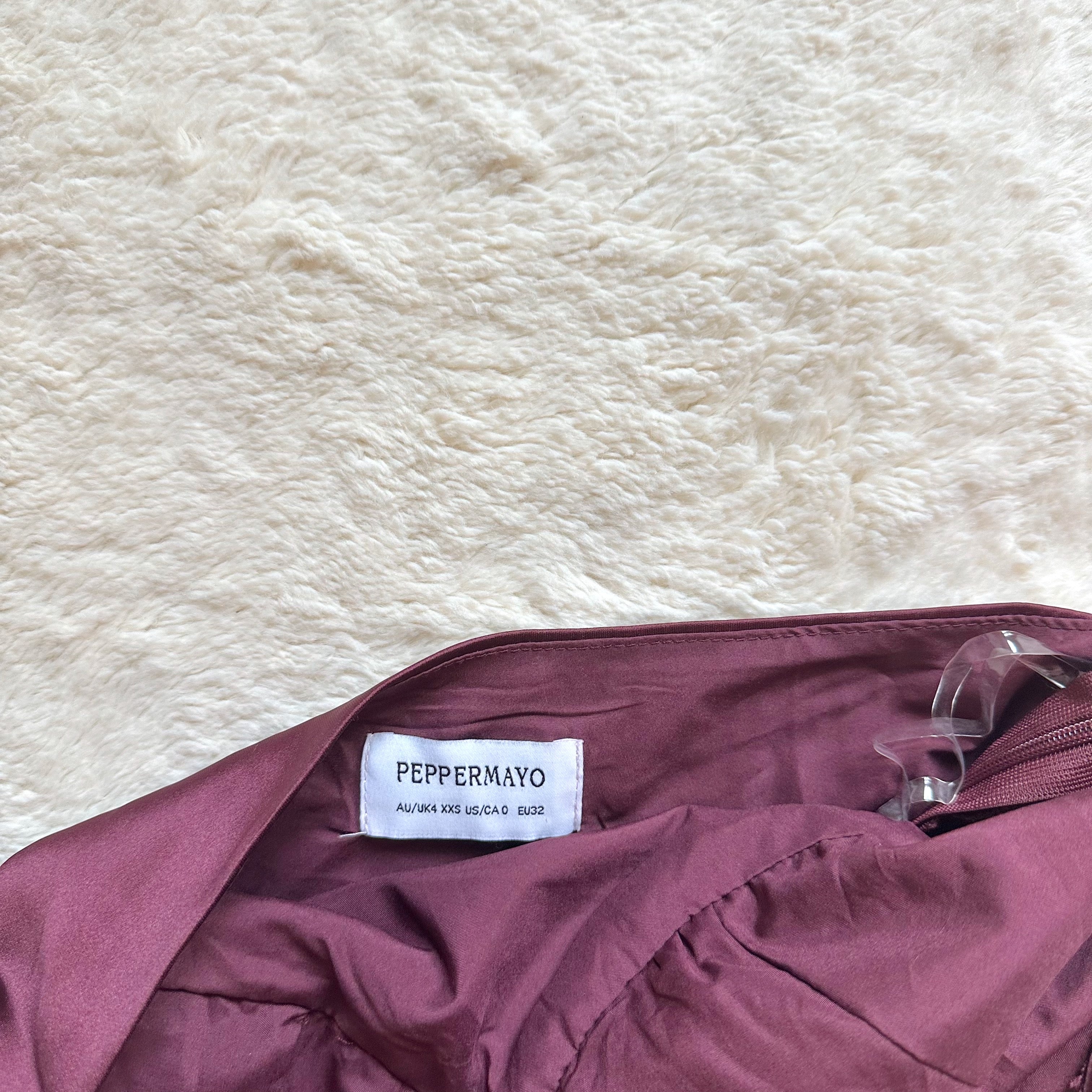 mulberry wine satin halter