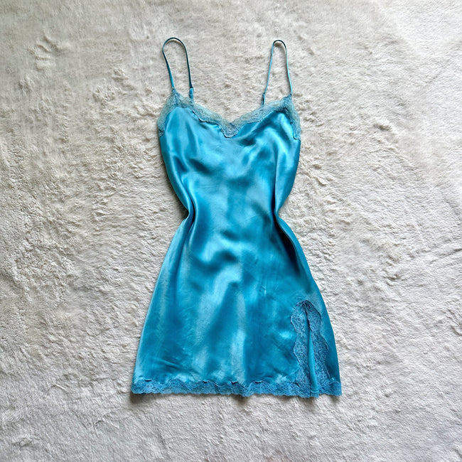 2002 aqua haze slip dress