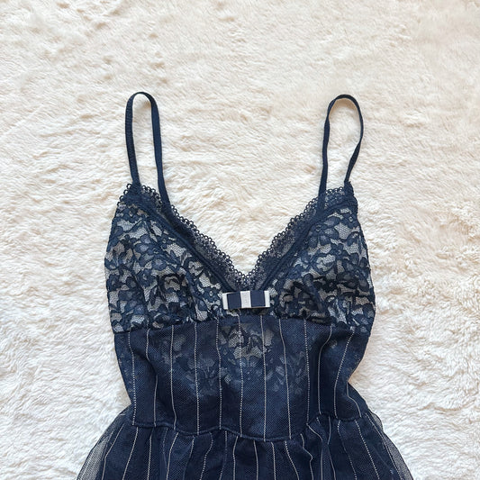 japanese brand parisian pinstripe set