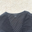 2000's polka dot blouse