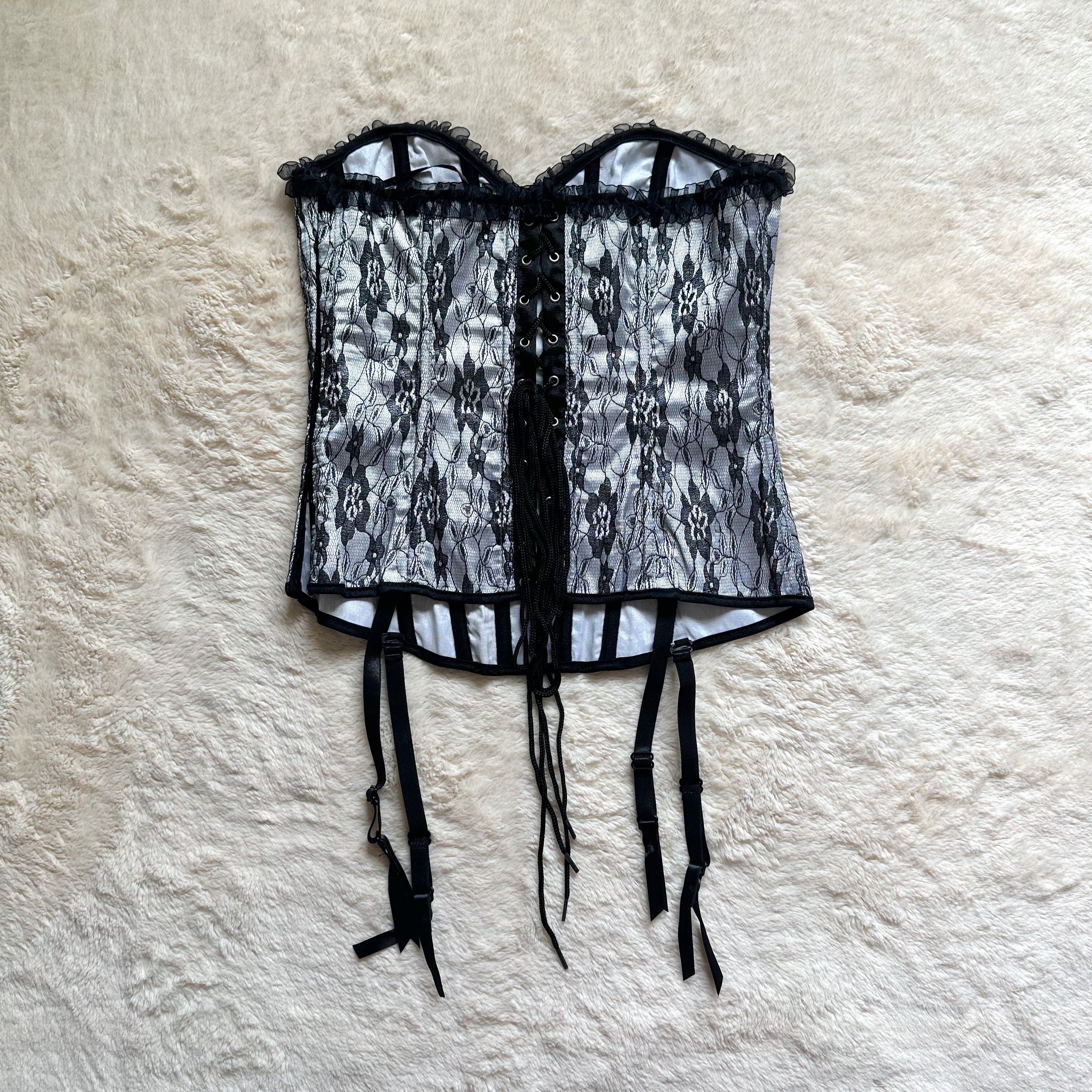 black swan corset + thong set