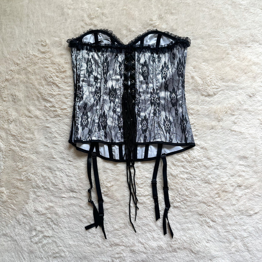 black swan corset + thong set
