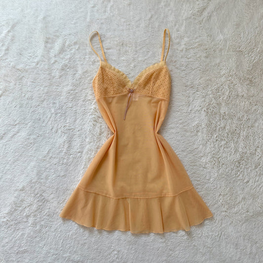 2005 golden sunshine slip dress