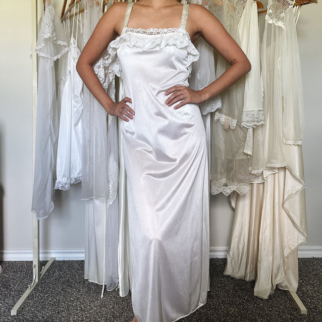 1980's veiled grace gown