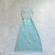 1980's seafoam lace negligee + bed jacket