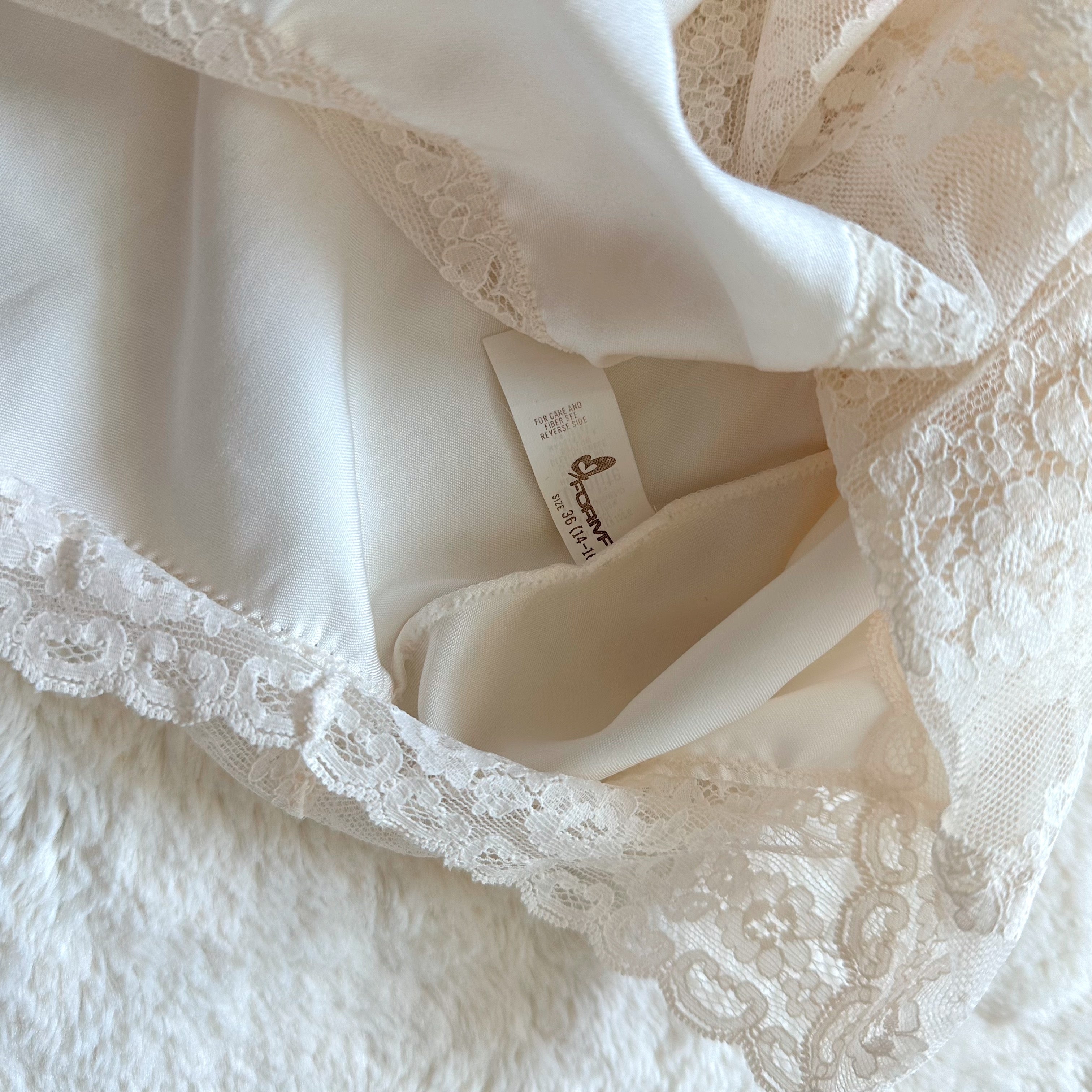 2000's ivory whisper teddy bodysuit