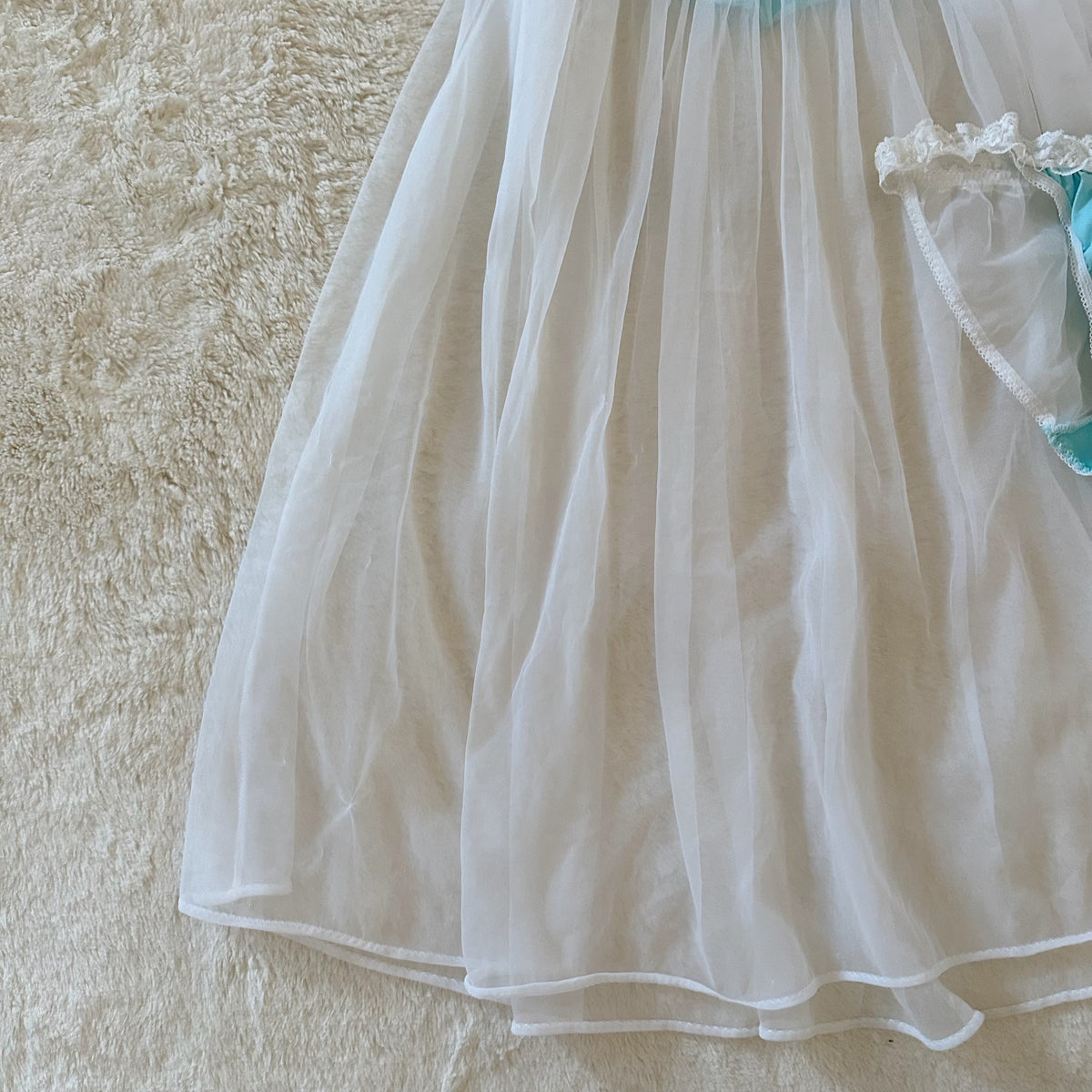 1990's ice princess slip dress set