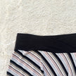 2000's striped mini skirt