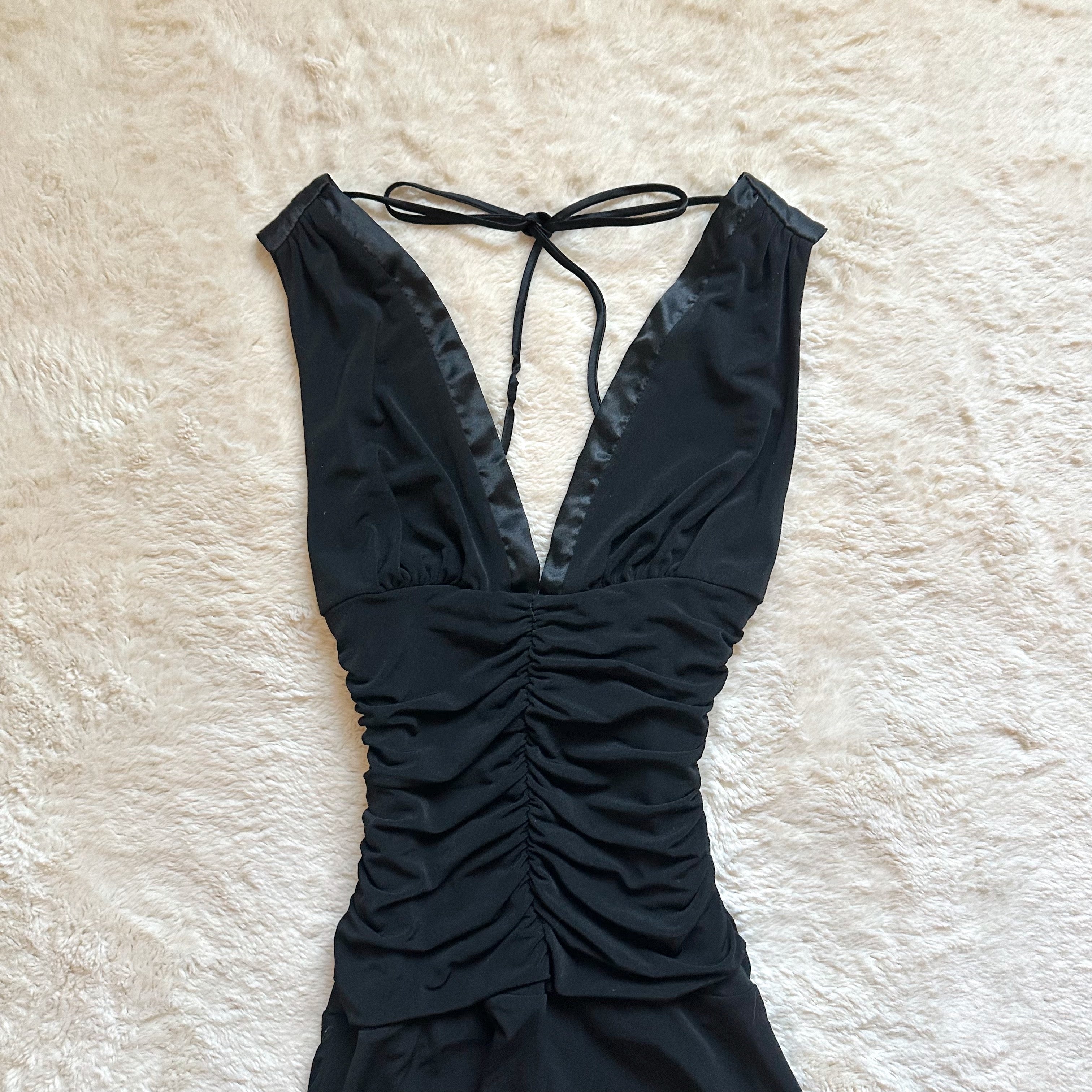 1990's noir allure mini dress