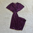 1990's plum nocturne negligee