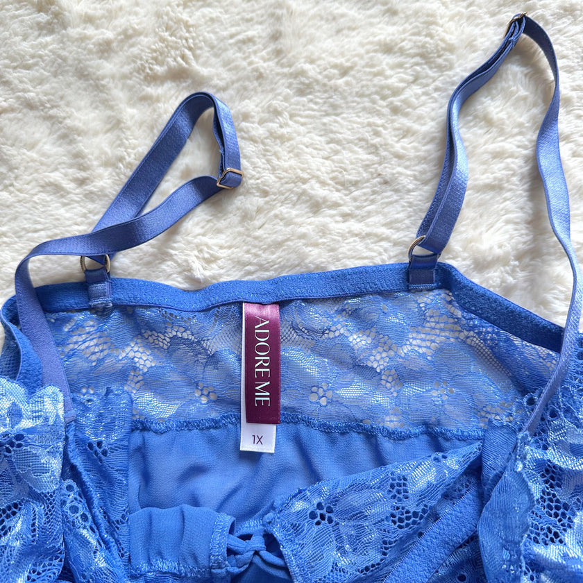 royal blue flyaway camisole