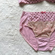 japanese brand polka dot bra + panty set