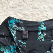 2000's dark garden mini skirt