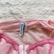 2000's blush seashell corset