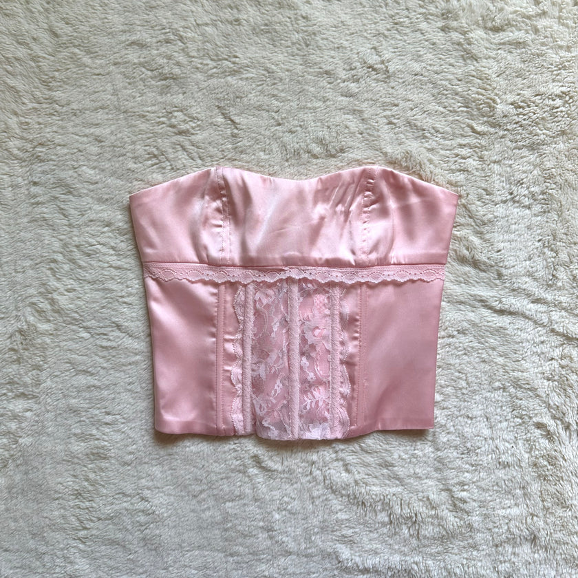 edikted lex satin lace corset - rtp: $62
