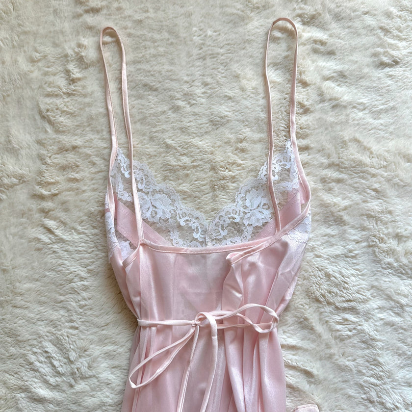 1980's sugar lace negligee