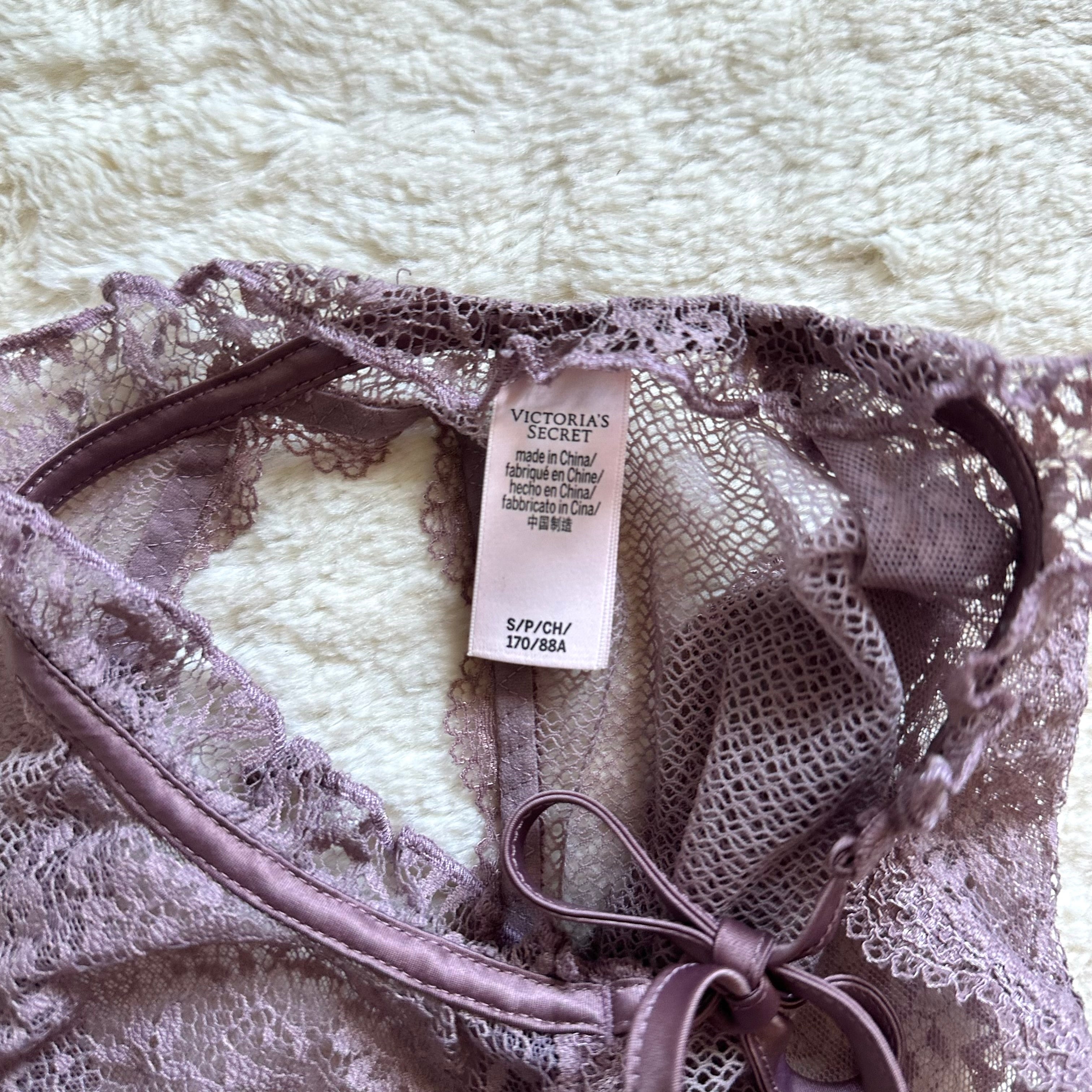2017 mauve chantilly teddy