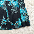 2000's dark garden mini skirt