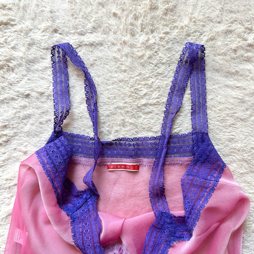 2000's soft whisper slip dress