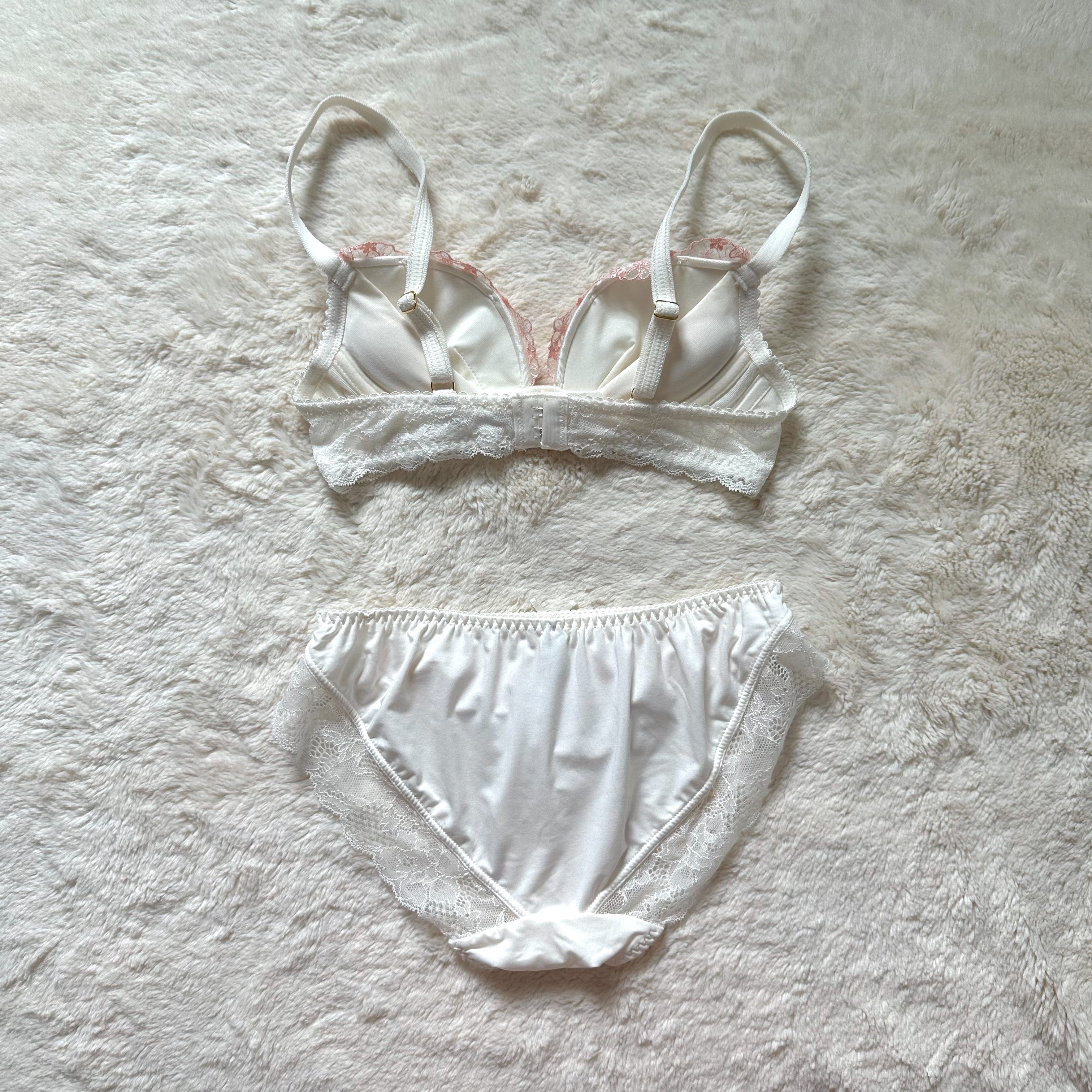 japanese brand tulle dream bra + panty set