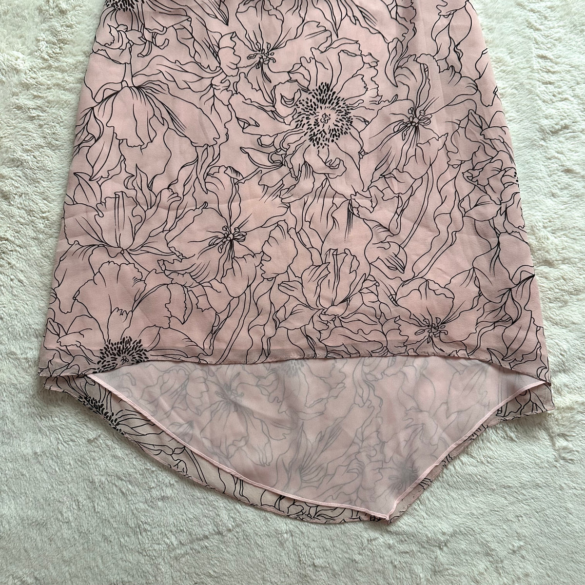 2000's hibiscus midi skirt