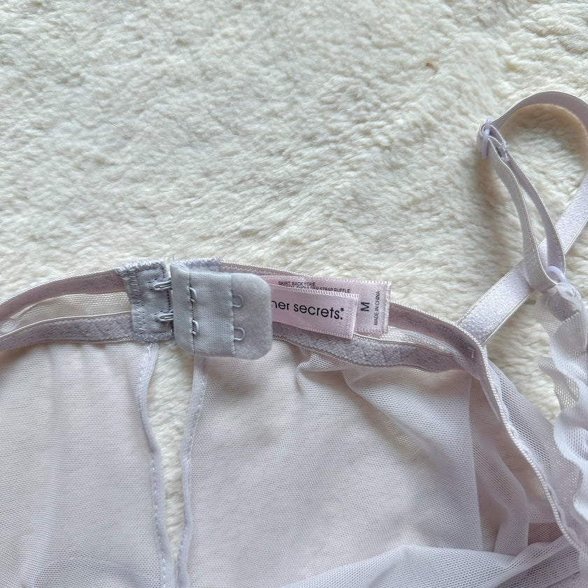 2000's seaglass ruffle slip set