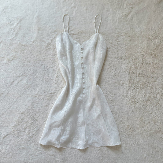 1980's porcelain slip dress