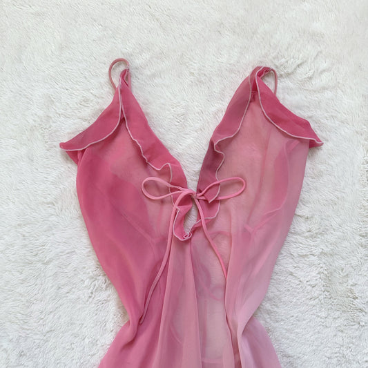 2000's petal pixie slip dress