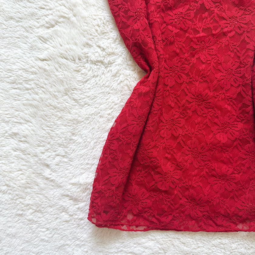 2000's red haze camisole