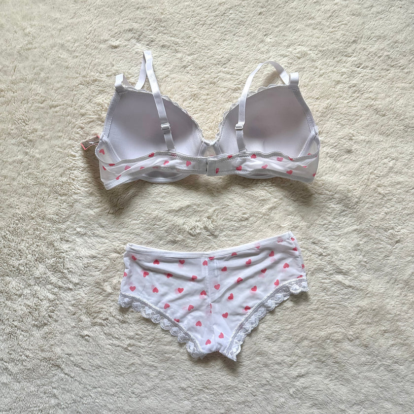 2000's heartbreaker bra + panty set