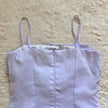 lilac petal mini dress